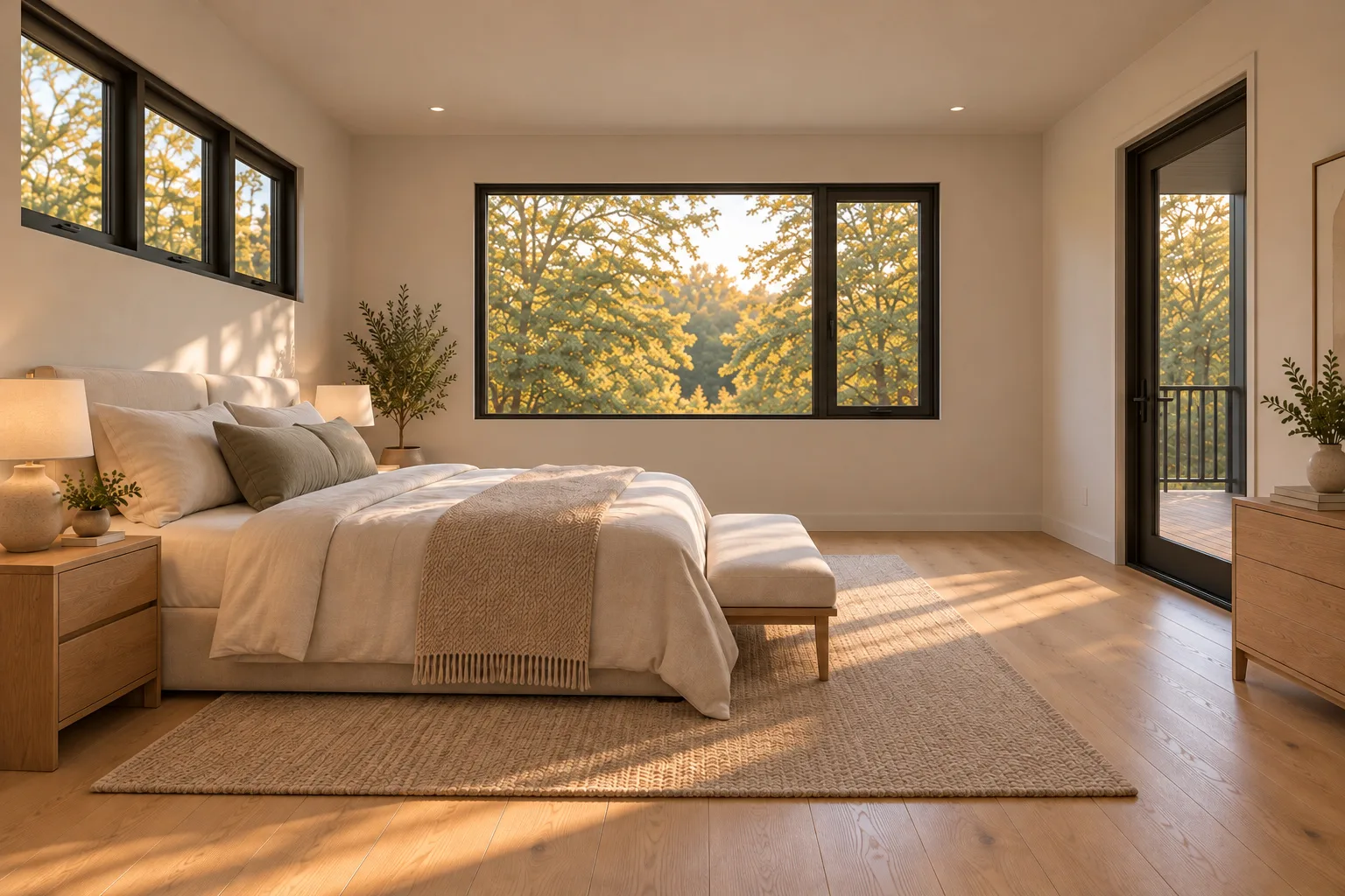 Black Street residence, Pittsburgh — primary bedroom
