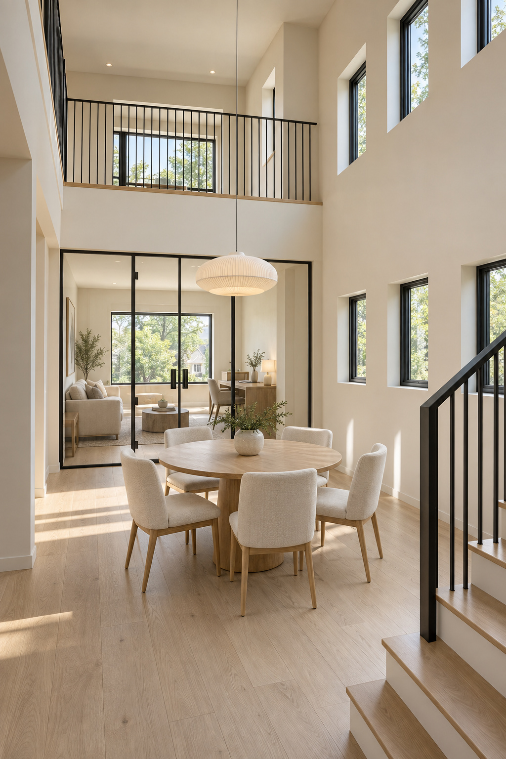 Dining and stair hall