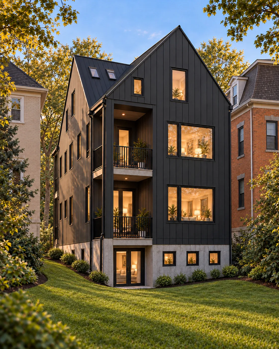 Black Street residence, Pittsburgh — street view