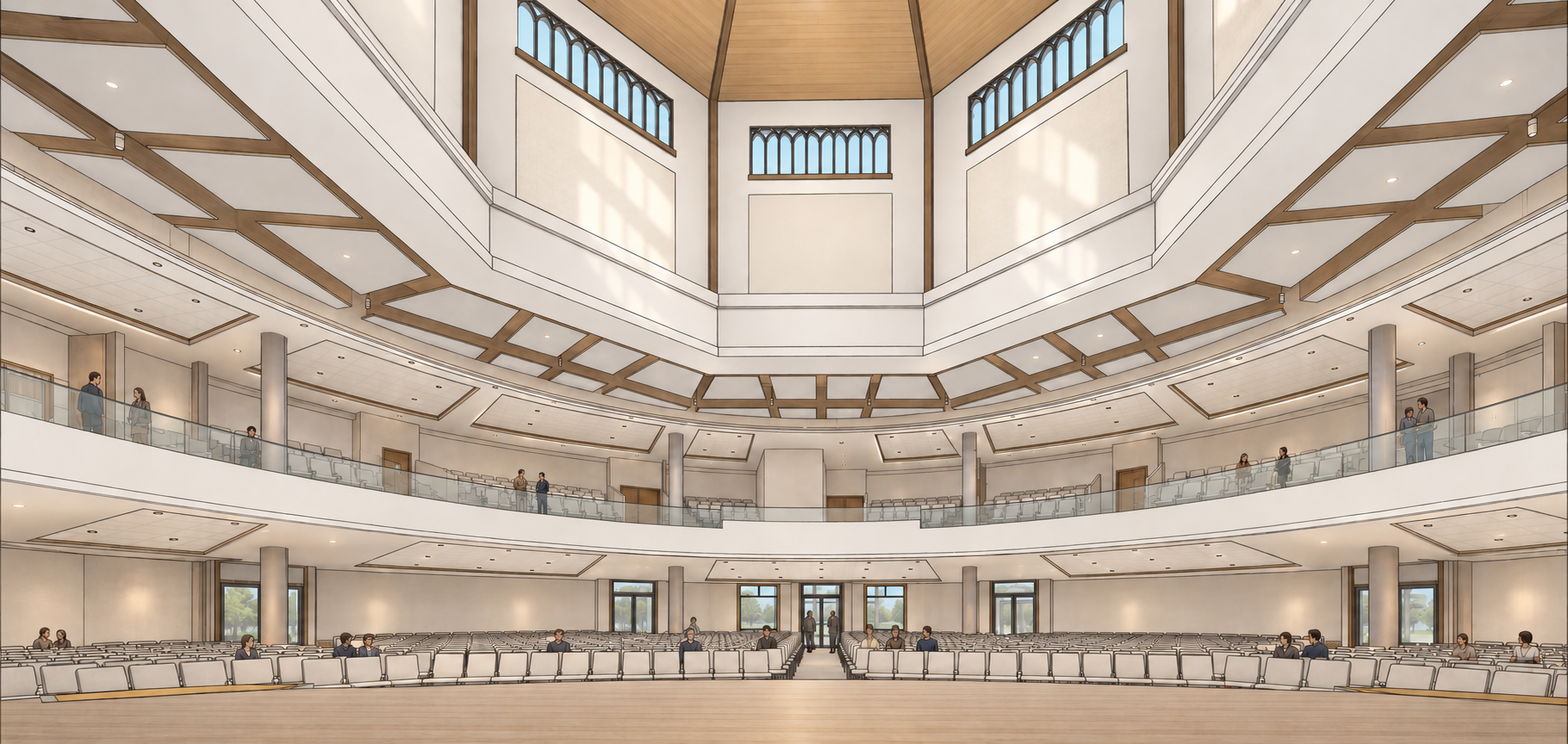 Church of the Covenant — Sanctuary from the balcony