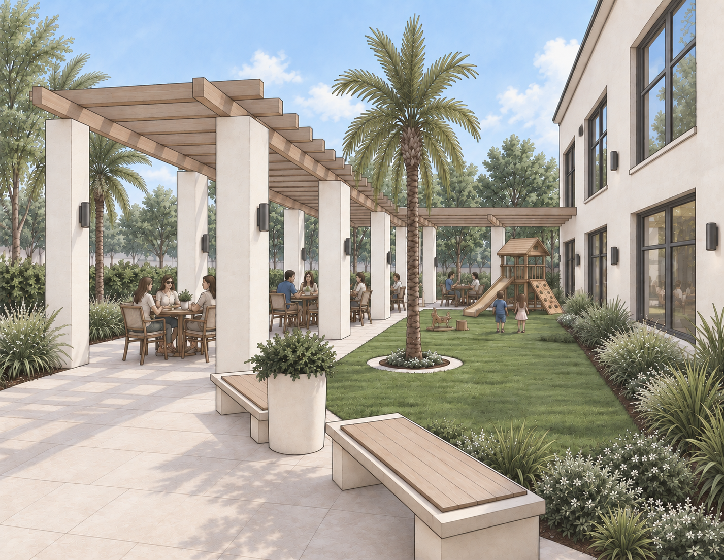 Church of the Covenant — Café patio